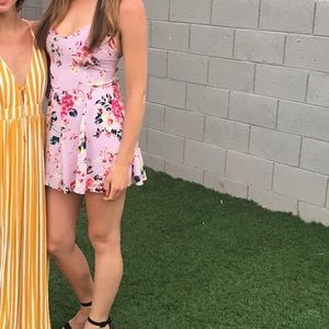 Express purple romper